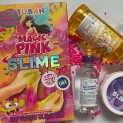Zestaw Slime DIY Magic Pink XL, różowy zmieniający kolor