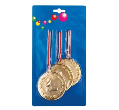 ZŁOTY MEDAL pierwsze miejsce zestaw 3 szt.